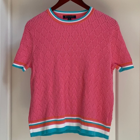 Brook Brothers Cotton Pointelle Shell - Picture 2 of 4